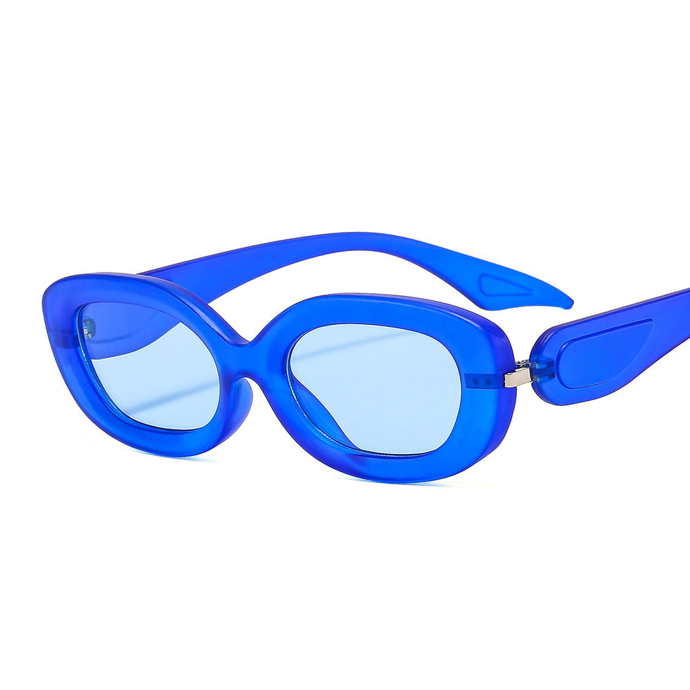 Trendy Sunglasses Oval Small Frame Men And Women