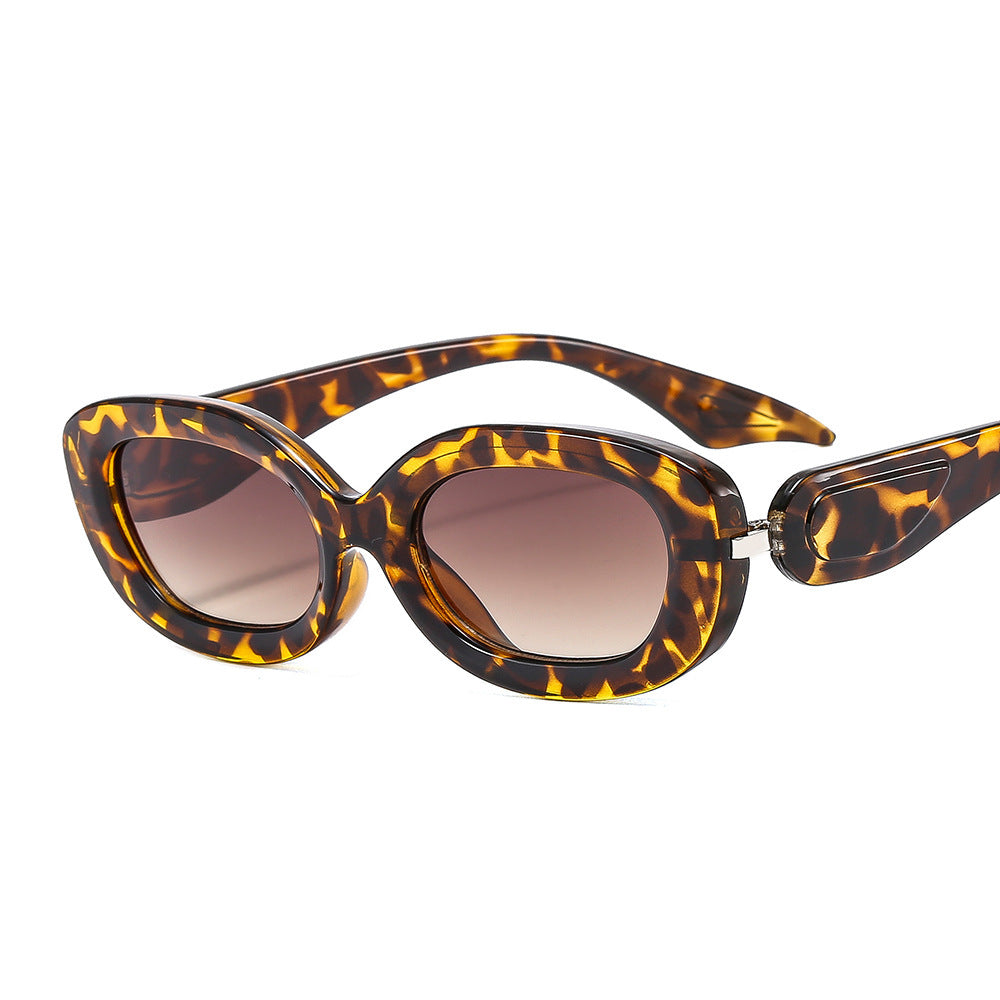 Trendy Sunglasses Oval Small Frame Men And Women