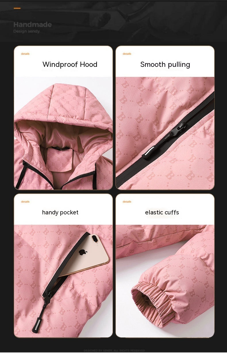 Padded Hooded Cotton Jacket Men