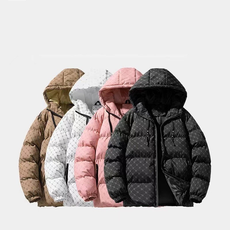 Padded Hooded Cotton Jacket Men