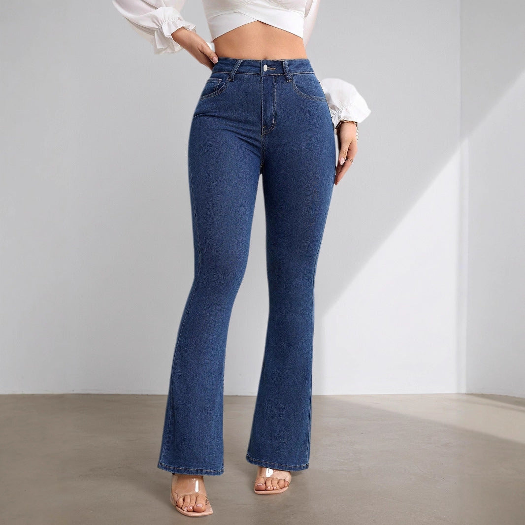 Wild Stretch High Waist Flared Women's Jeans