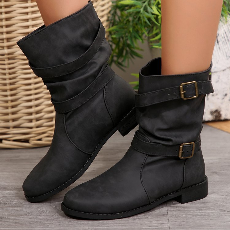 Fashion Mid Short Boots Women