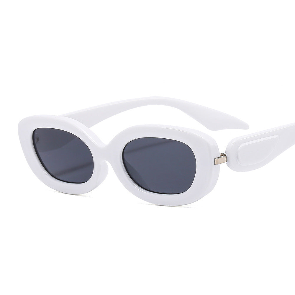Trendy Sunglasses Oval Small Frame Men And Women