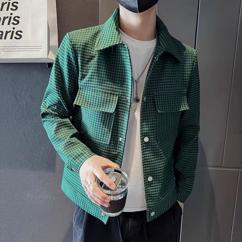 Checked Casual Trendy Jacket