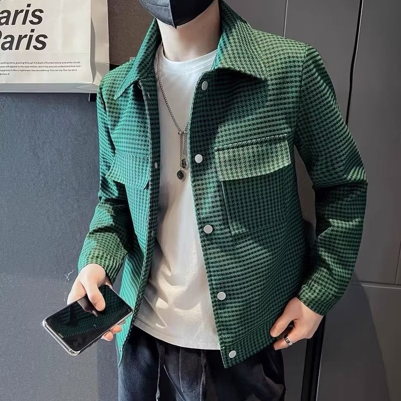 Checked Casual Trendy Jacket