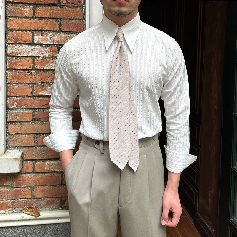 Anti-Wrinkle Breathable Long Sleeve Men's Shirt