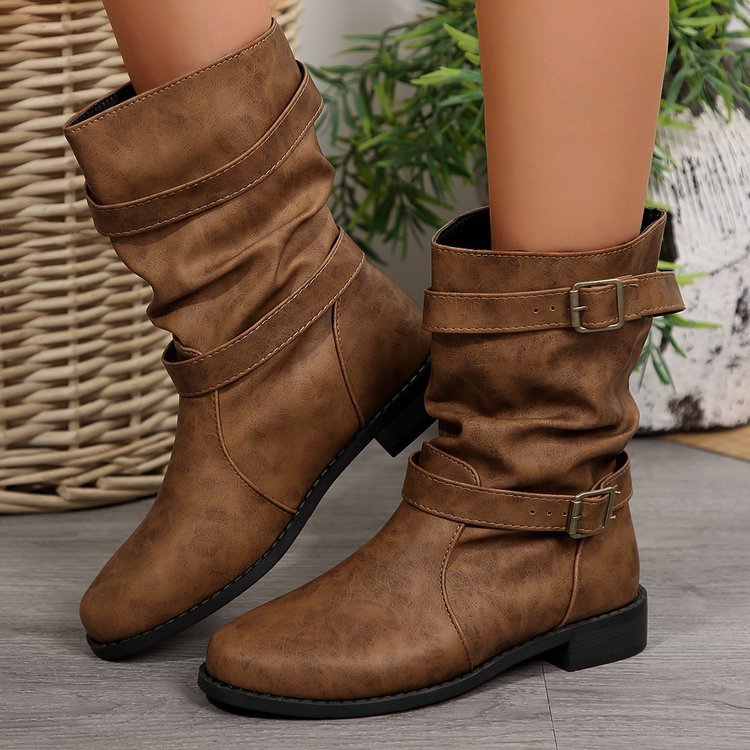 Fashion Mid Short Boots Women
