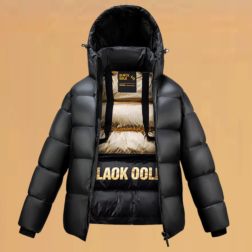 Premium Winter Black And Gold Jacket Men & Women