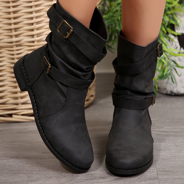 Fashion Mid Short Boots Women
