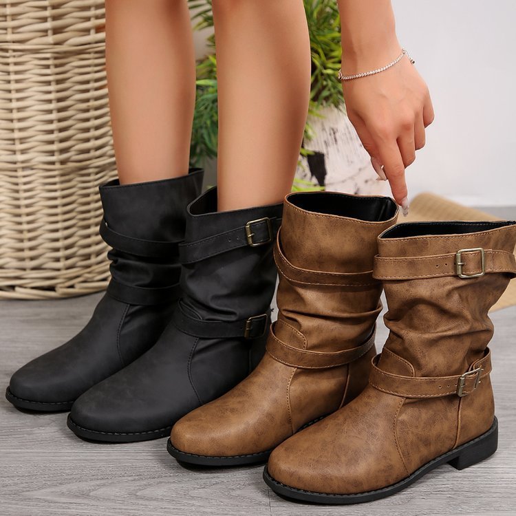 Fashion Mid Short Boots Women