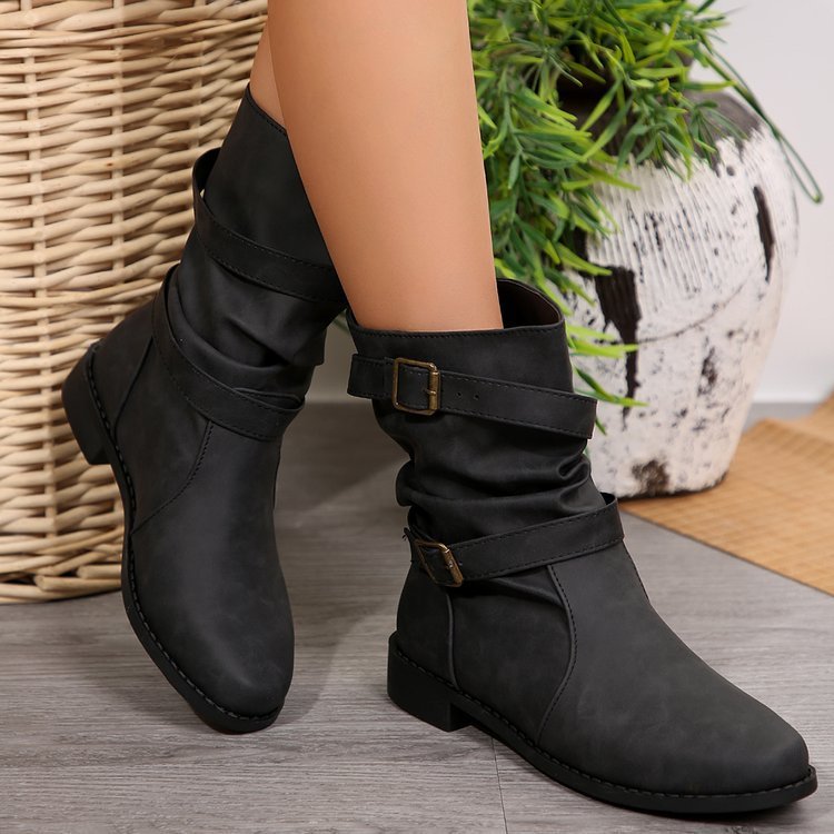 Fashion Mid Short Boots Women