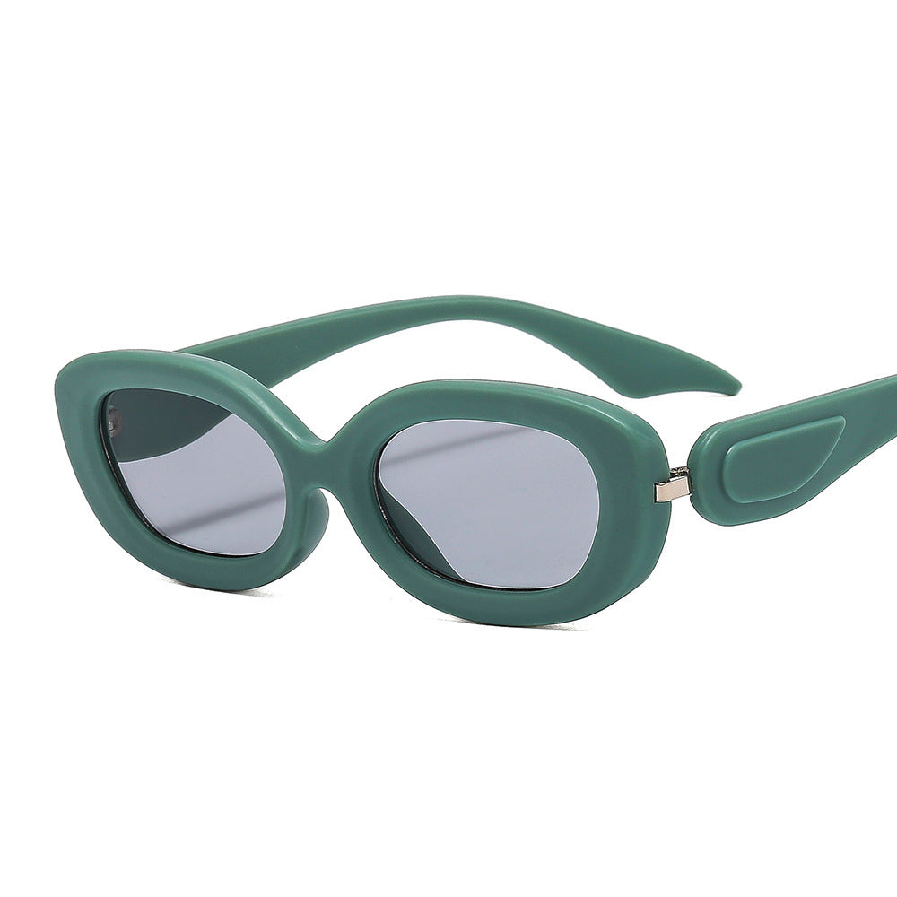 Trendy Sunglasses Oval Small Frame Men And Women