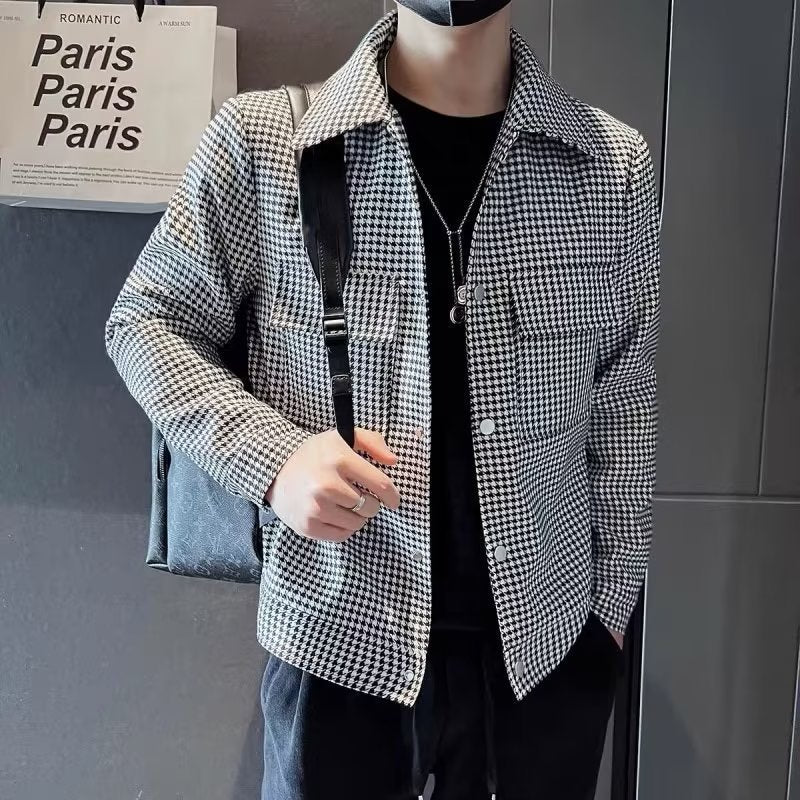 Checked Casual Trendy Jacket