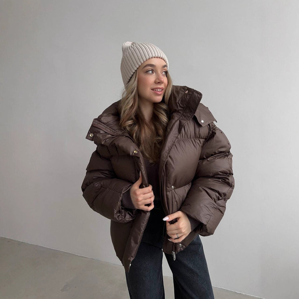 Casual Loose Puffer Jacket For Women