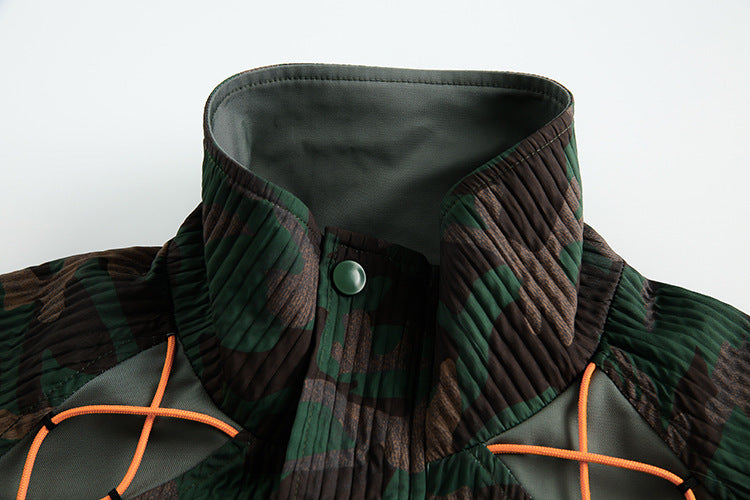 Men & Women Camouflage Loose Jacket