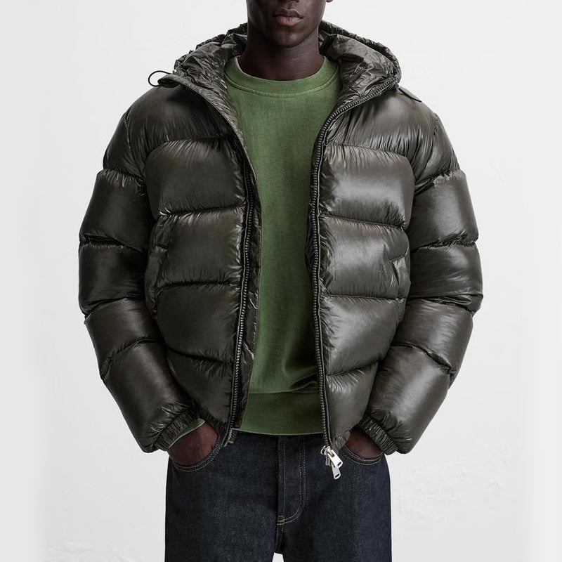 Men's Winter Down Hooded Jacket