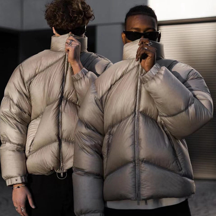 Winter Velvet Cotton-padded Zipper Jacket