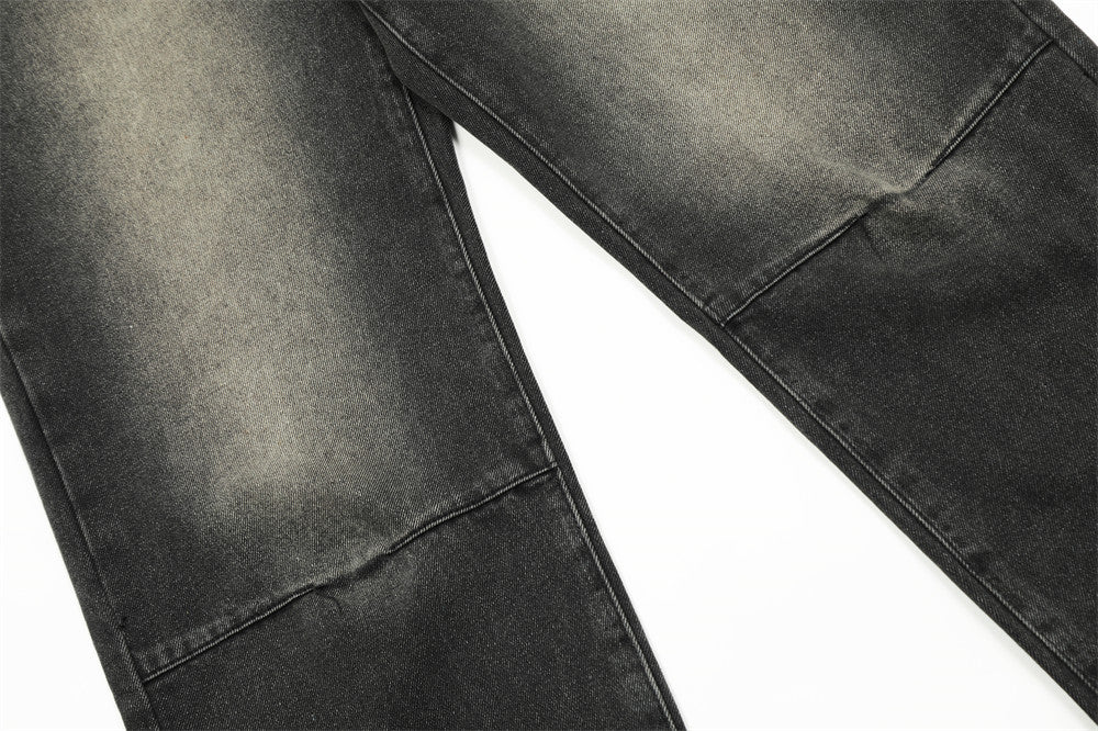 Og Embroidered Loose Jeans For Men